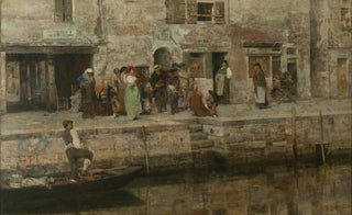 Giacomo Favretto - Street musicians.webp