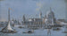Santa Maria della Salute, Venedig och Punta della Dogana - Giacomo Guardi — vy av konstverket