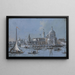 Santa Maria della Salute, Venedig och Punta della Dogana - Giacomo Guardi — inramlat konstverk på väggen