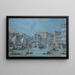 Le Pont du Rialto, Venise - Giacomo Guardi — inramlat konstverk på väggen