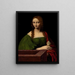 Marie-Madeleine - Giampietrino Giovanni Pietro Rizzoli — inramlat konstverk på väggen