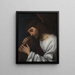 Le Christ portant la croix - Gian Francesco De Maineri — inramlat konstverk på väggen