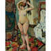 Reproduktion av målningen Gilbert Nue Se Coiffant - Suzanne Valadon