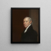 Benjamin Tappan - Gilbert Stuart — inramlat konstverk på väggen