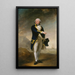 Capitaine John Gell - Gilbert Stuart — inramlat konstverk på väggen