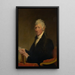 Colonel David Humphreys - Gilbert Stuart — inramlat konstverk på väggen