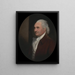 Colonel Isaac Barré - Gilbert Stuart — inramlat konstverk på väggen