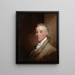 Colonel John Trumbull - Gilbert Stuart — inramlat konstverk på väggen