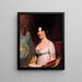 Dolley Payne Madison - Gilbert Stuart — inramlat konstverk på väggen