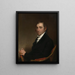 Fisher Ames - Gilbert Stuart — inramlat konstverk på väggen