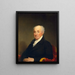 General Amasa Davis - Gilbert Stuart — inramlat konstverk på väggen