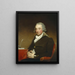 Georges Pollock - Gilbert Stuart — inramlat konstverk på väggen