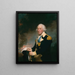 Horatio Gates - Gilbert Stuart — inramlat konstverk på väggen