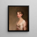 Isabella Henderson Lenox 1789–1866 - Gilbert Stuart — inramlat konstverk på väggen
