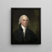 James Madison - Gilbert Stuart — inramlat konstverk på väggen