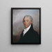 James Monroe - Gilbert Stuart — inramlat konstverk på väggen