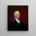 Joseph Coolidge - Gilbert Stuart — inramlat konstverk på väggen