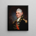 Generalmajor Henry Dearborn - Gilbert Stuart — inramlat konstverk på väggen