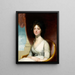 Marianne Ashley Walker - Gilbert Stuart — inramlat konstverk på väggen