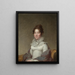 Mary Campbell Stuart - Gilbert Stuart — inramlat konstverk på väggen