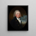 Portrait av Edward Loftus - Gilbert Stuart — inramlat konstverk på väggen