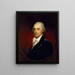 Portrait de John Vaughan - Gilbert Stuart — inramlat konstverk på väggen