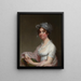 Portrait de Mme Jonathan Mason - Gilbert Stuart — inramlat konstverk på väggen