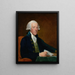 Portrait av den mycket ärade William Brownlow - Gilbert Stuart — inramlat konstverk på väggen
