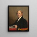 Rufus King - Gilbert Stuart — inramlat konstverk på väggen