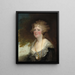 Sarah Shippen Lea Mme Thomas Lea - Gilbert Stuart — inramlat konstverk på väggen