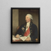 Sir John Dick - Gilbert Stuart — inramlat konstverk på väggen