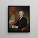 Sir Joshua Reynolds - Gilbert Stuart — inramlat konstverk på väggen