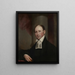 Le révérend Charles Burroughs D. D. - Gilbert Stuart — inramlat konstverk på väggen