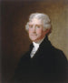 Thomas Jefferson - Gilbert Stuart — vy av konstverket