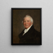 William Hull - Gilbert Stuart — inramlat konstverk på väggen
