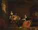 Le Capitaine Macheath reprimanded av Polly och Lucy i L'Opéra des gueux - Gilbert Stuart Newton — vy av konstverket