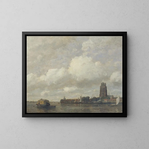 Dordrecht - Gilbert von Canal — inramlat konstverk på väggen