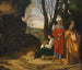 Tre filosofer - Giorgione — vy av konstverket