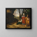 Tre filosofer - Giorgione — inramlat konstverk på väggen