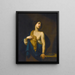Sainte Agathe - Giovan Francesco de Rosa — inramlat konstverk på väggen