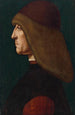 Porträtt av en gentleman - Giovanni Ambrogio de Predis — vy av konstverket