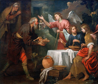 Giovanni Andrea de Ferrari - Abraham and the Three Angels.webp