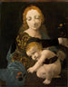 La Vierge à l'Enfant La Madone à la Rose - Giovanni Antonio Boltraffio — vy av konstverket