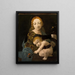 La Vierge à l'Enfant La Madone à la Rose - Giovanni Antonio Boltraffio — inramlat konstverk på väggen