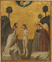 Le baptême du Christ - Giovanni Baronzio — vy av konstverket