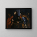 L'Appel de saint Matthieu - Giovanni Battista Caracciolo — inramlat konstverk på väggen