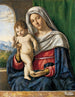 den heliga familjen - Giovanni Battista Cima da Conegliano — vy av konstverket