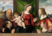 La Vierge et l'Enfant avec des saints et des donateurs - Giovanni Battista Cima da Conegliano — vy av konstverket