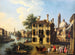 Vue de la Brenta nära Dolo - Giovanni Battista Cimaroli — vy av konstverket