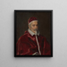 Pape Clément X 1590-1676 - Giovanni Battista Gaulli — inramlat konstverk på väggen